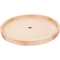 Hardware Resources 28" Round Wood Lazy Susan Individual Shelf with Hole LSR28 - alternate 1